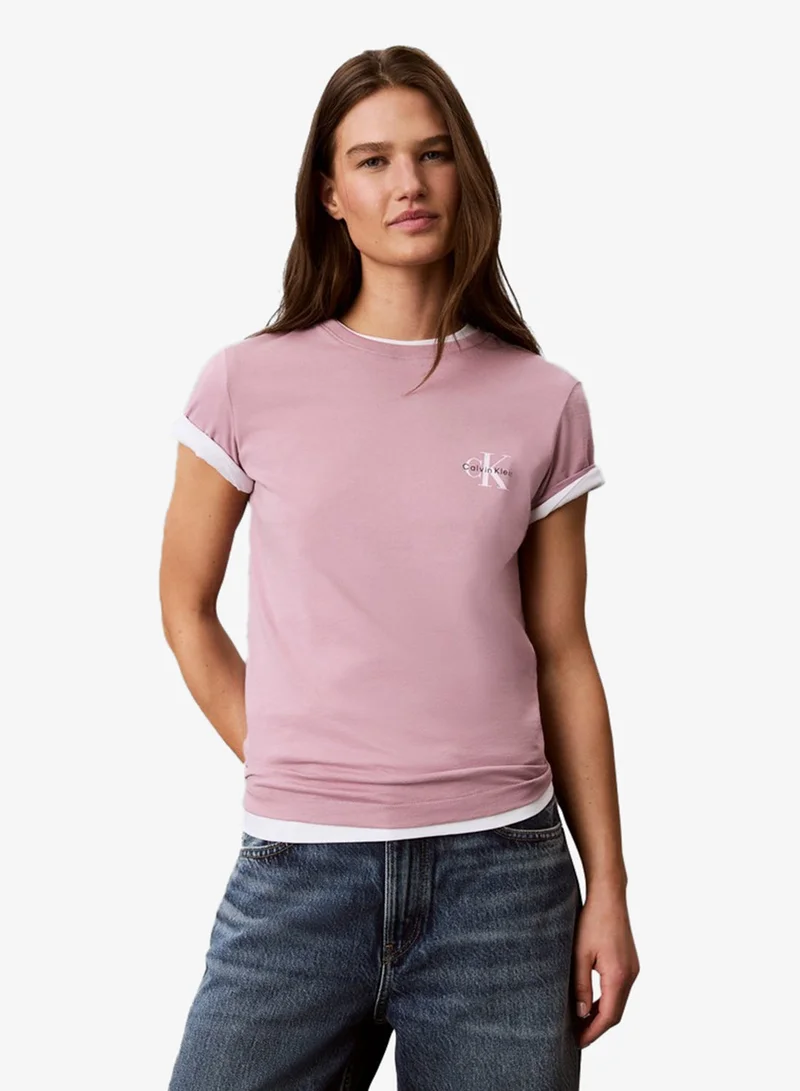 2 Pack Cotton Monogram T-shirts