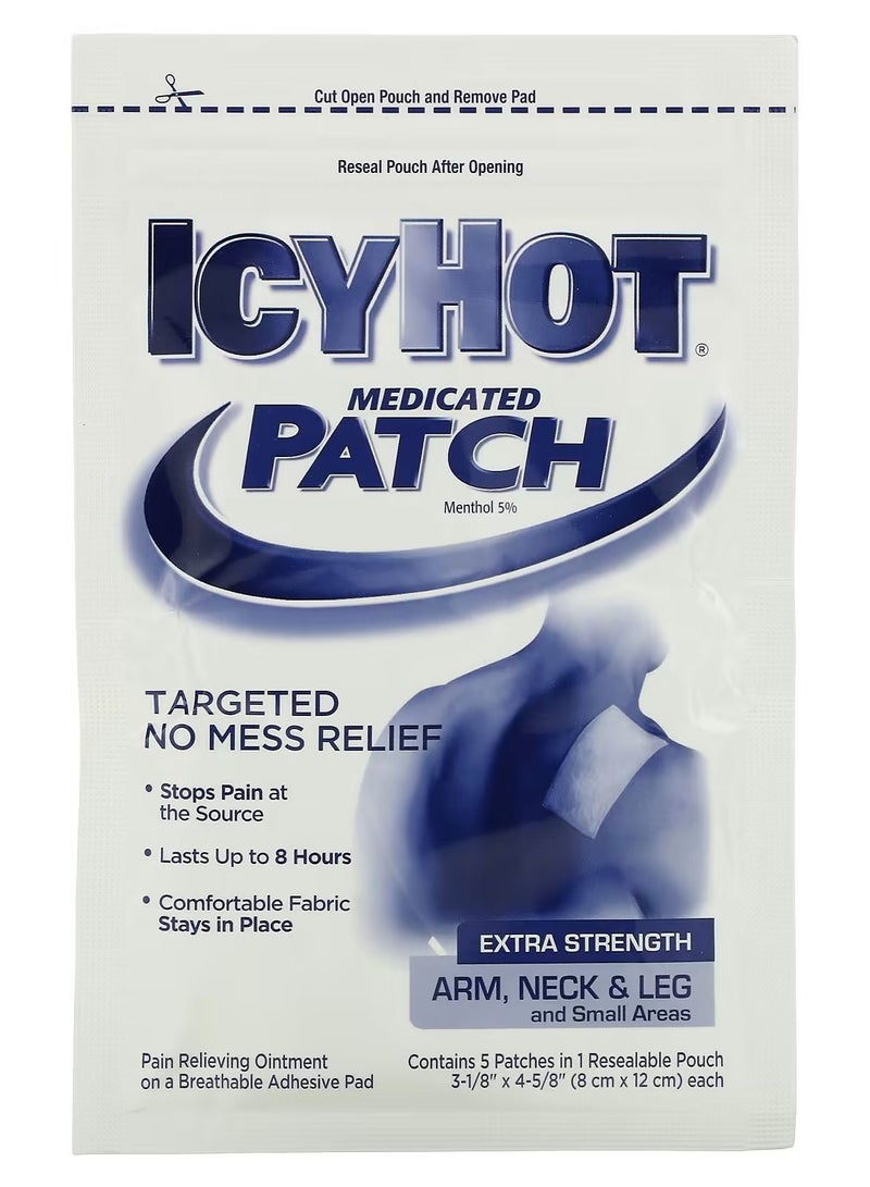 Icy Hot Icy Hot Medicated Patch Extra Strength 5 Patches - Image 3