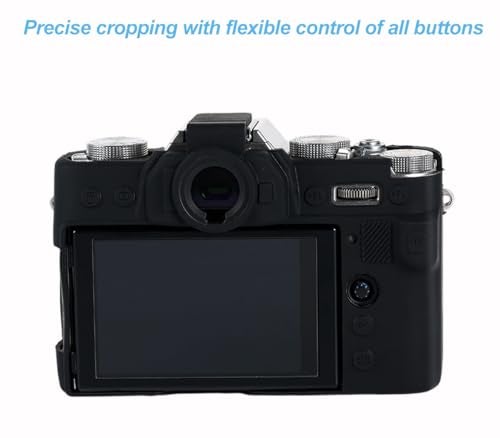 Pocoukate Case for Fuji XT30 / XT30 II Camera, Soft Silicone Protective Cover Skin with Screen Protector Accessories (Red) - Image 3