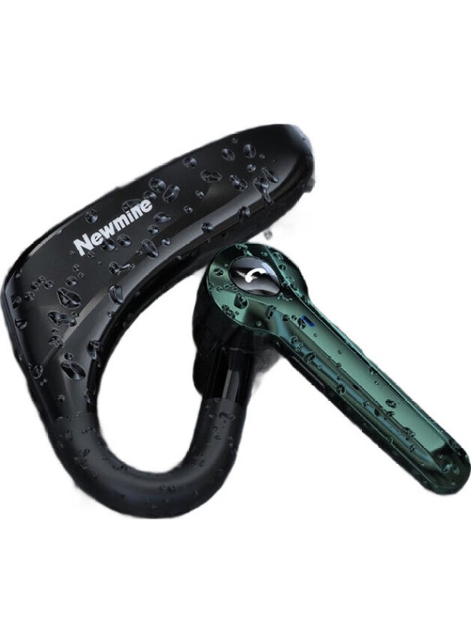 Newmine Wireless Bluetooth Earphones, Single Ear In-Ear Or Ear-Hook Style, For Running, Sports, Business, Car Use, Driving, Calls, Text Messages, Compatible With Apple And Huawei, High-Definition Calling, Upgraded Charging Case - Image 1