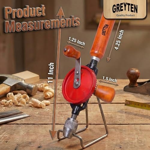 GREYTEN Heavy Duty Hand Drill Machine (1/4) - Image 5