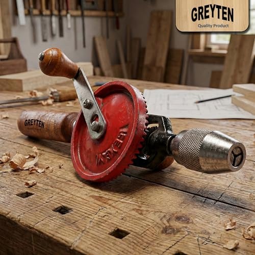 GREYTEN Heavy Duty Hand Drill Machine (1/4) - Image 2