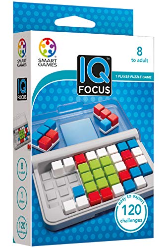 SmartGames IQ Focus – Color & Logic Puzzle with 120 Challenges – Compact Brain Teaser Game for Kids & Adults Ages 7+ - Image 5