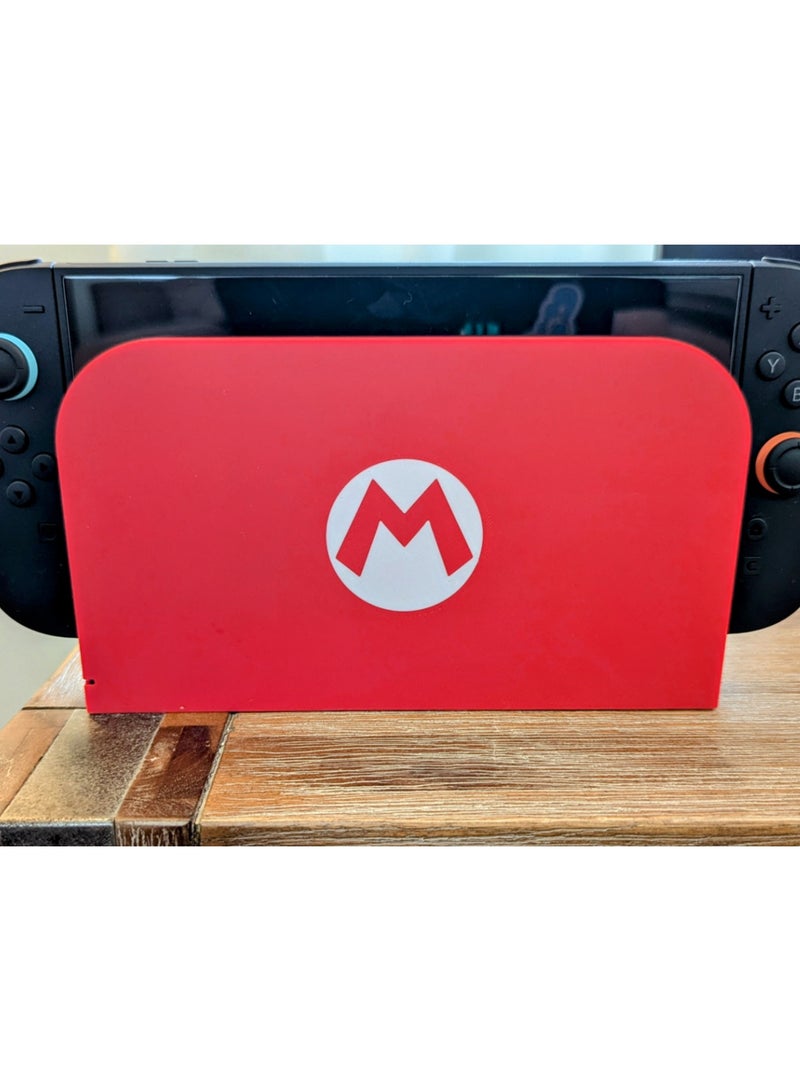 Samu Switch 2 TV Dock Decorative Panel – Fun Mario-Inspired Style - Image 1