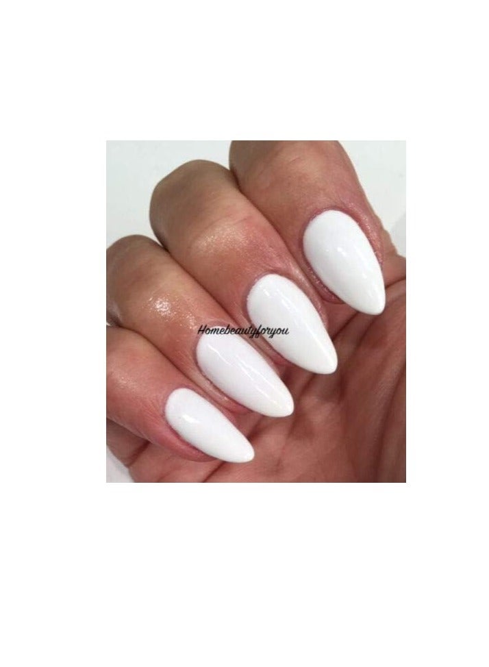 Bluesky Gel Nail Polish WHITE BEST WHITE COVERAGE CS61 UV LED Soak Off 10ml - Image 2