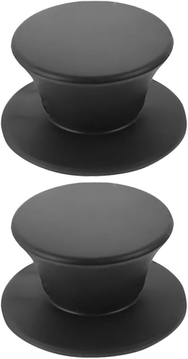 2pcs Universal Heat-resistant Silicone Pot Lid Replacement Knobs for Cookware Pan Cover Holding Handles with Anti-scald Design, Kitchen Lid Accessories for Glass Pots - Image 1