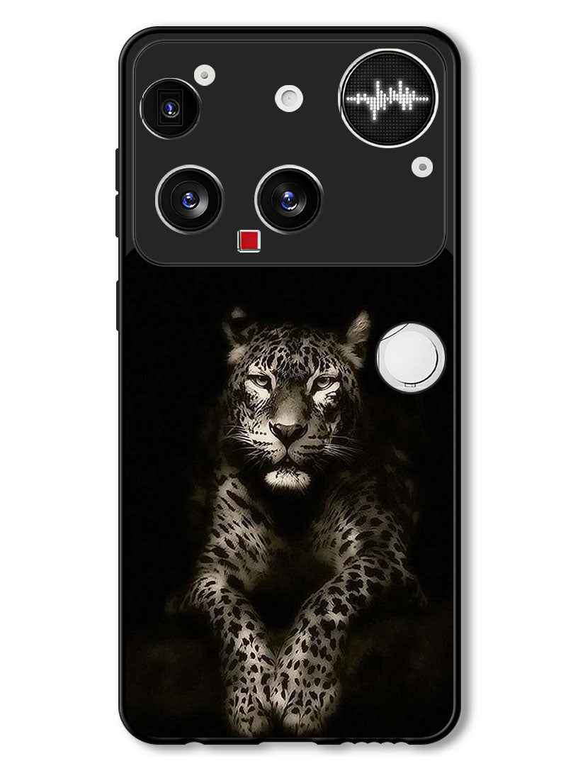 Theodor Case Compatible with Nothing Phone (3) 6.67 Inch Protection Shockproof Bumper Cover Leopard - Image 1