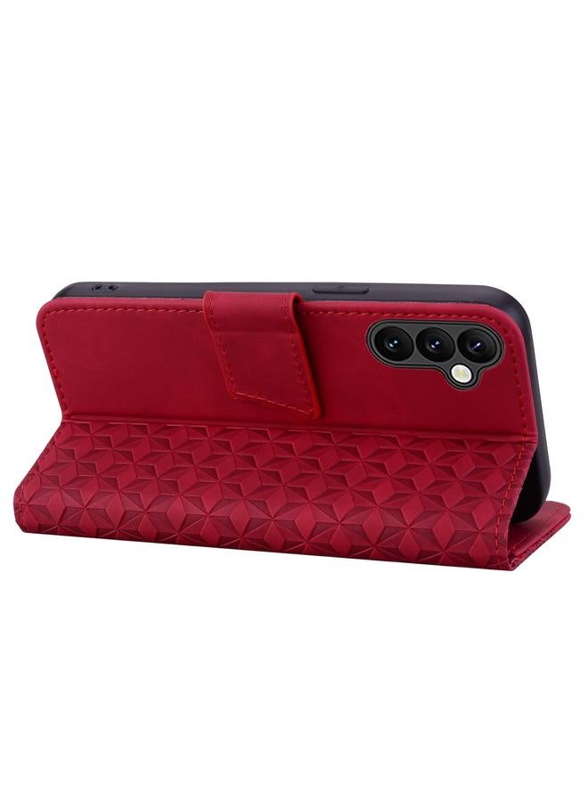 اس-توب جراب لهاتف Samsung Galaxy S24 5G جراب هاتف جلدي بإبزيم ماسي مع حبل - Image 5