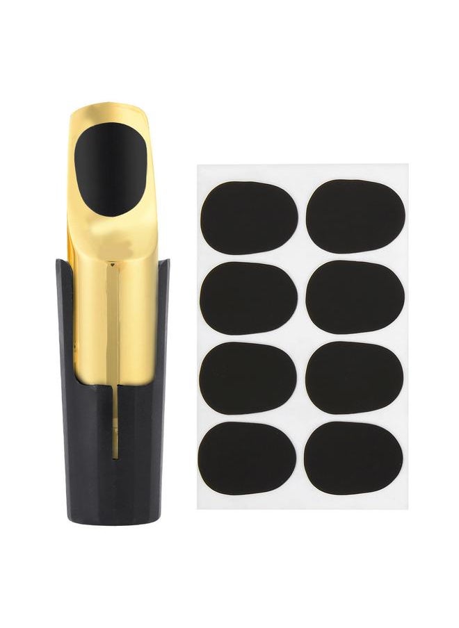 Thoraya 8Pcs Rubber Mouthpiece Patches Pad for Soprano/Alto Saxophone Clarinet 0.3mm  - Image 5