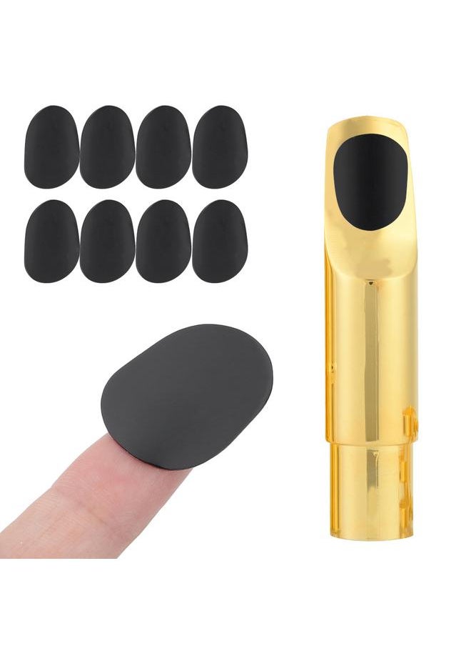 Thoraya 8Pcs Rubber Mouthpiece Patches Pad for Soprano/Alto Saxophone Clarinet 0.3mm  - Image 4