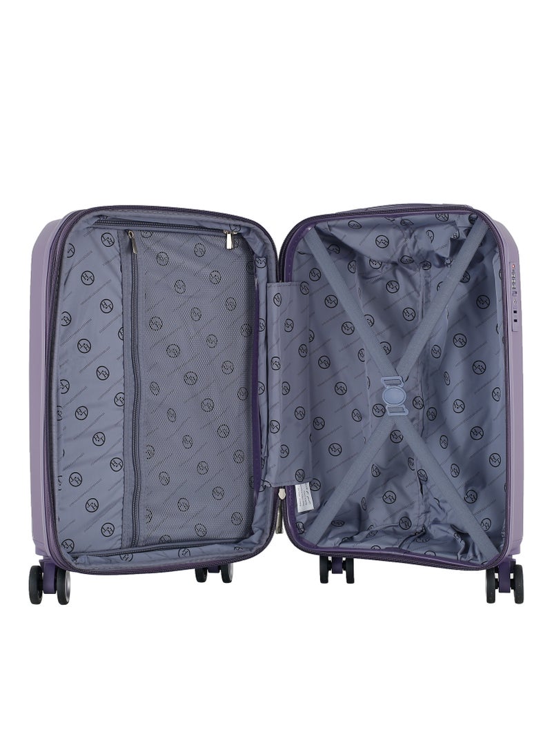 H.T H.T Luggage Bag, Hard Case Polypropylene (PP) Material, 8x360 Degree Rotation Spinner Wheels, Matching Color Suitcases, Expandable Trolley Bag, Telescopic Handle, TSA Lock, SKU 13504  - Image 3