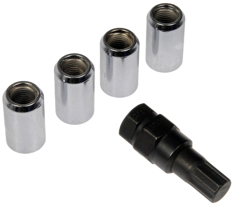 Dorman 711-225 Wheel Nut Lock Chrome Tuner 1/2-20 Compatible with Select Models, 4 Pack - Image 5