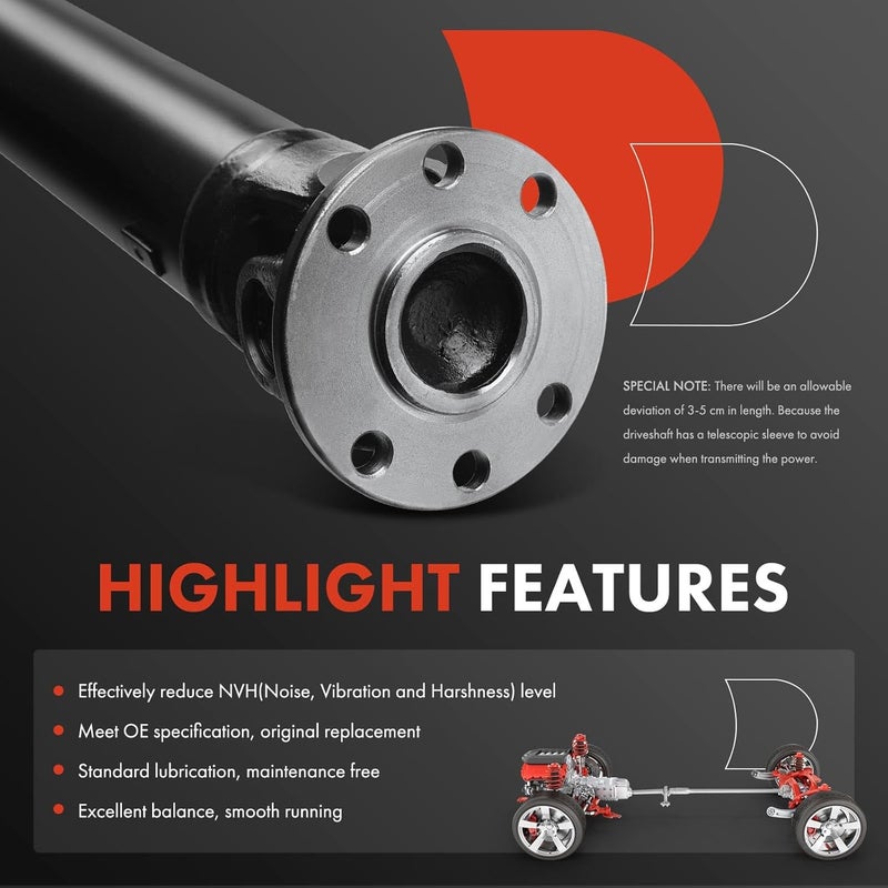 A-Premium Rear Complete Drive Shaft Assembly for Toyota Venza - Image 4