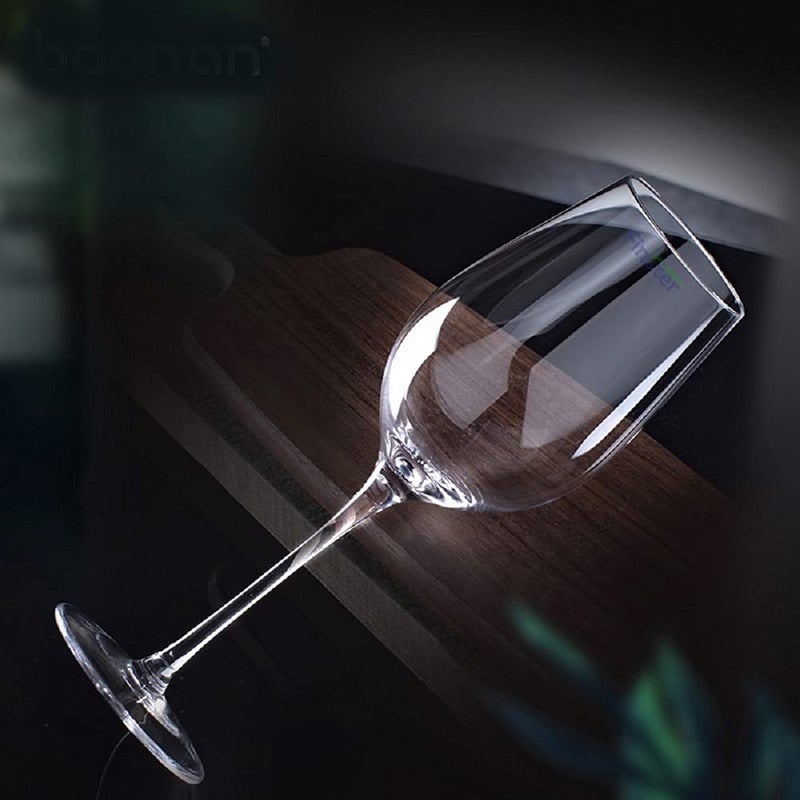 FINSTER Crystal Stylish Premium Wine Glasses Set of 2 Drinking Wine Glass 330ml - Image 1