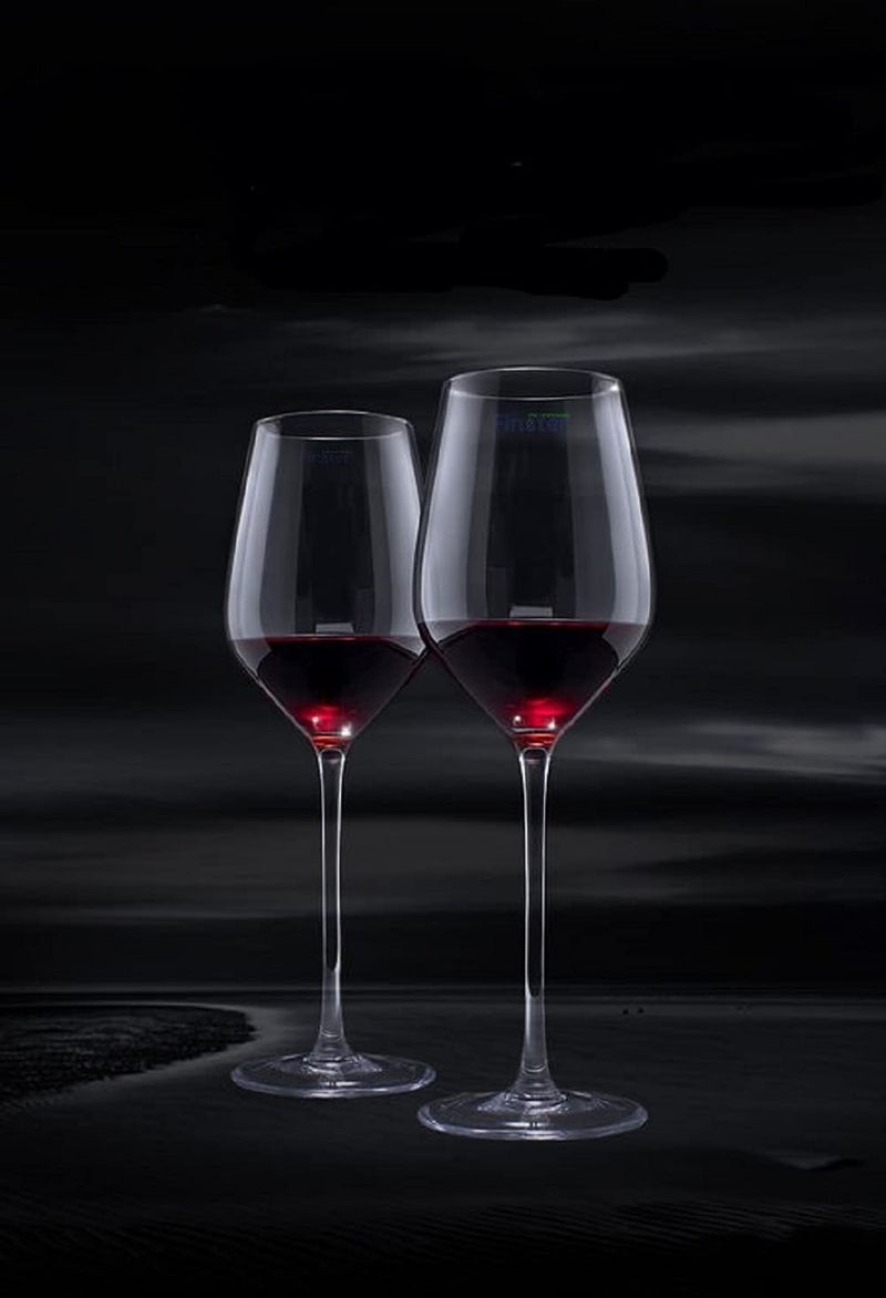FINSTER Crystal Stylish Premium Wine Glasses Set of 2 Drinking Wine Glass 330ml - Image 5