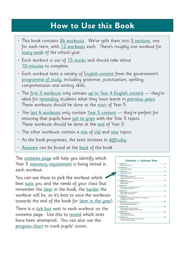 KS2 English 10-Minute Weekly Workouts - Year 5 - Image 3