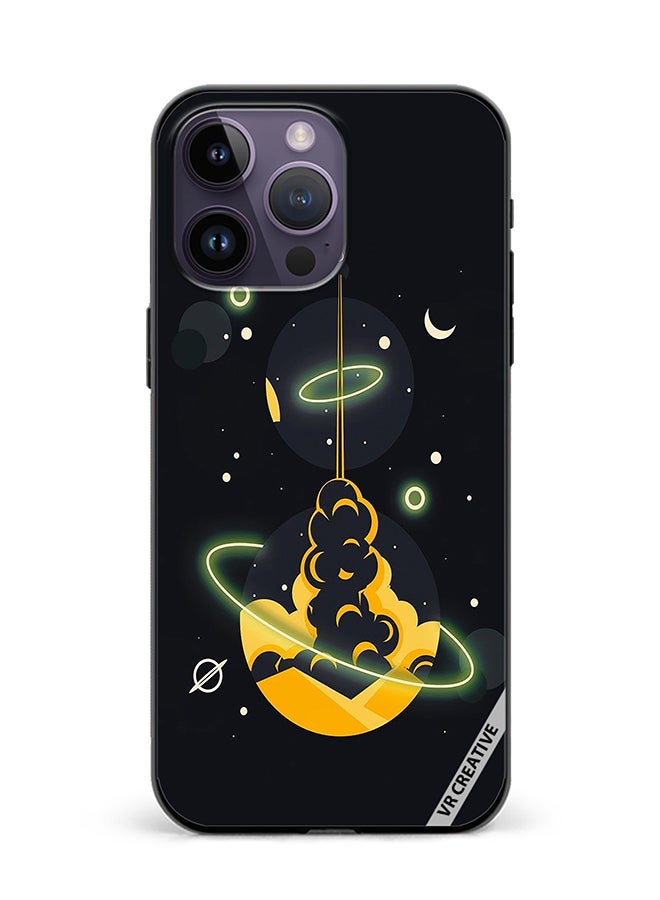 VR CREATIVE Protective Case Cover For Apple iPhone 16 Pro Max Galaxy Design Multicolour