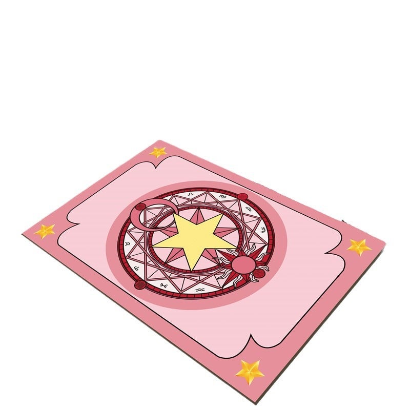 Cartoon Sakura Cute Magic Array Floor Mat Absorbent Door Entry Foot Mat Rubbing Mat Washable - Image 4