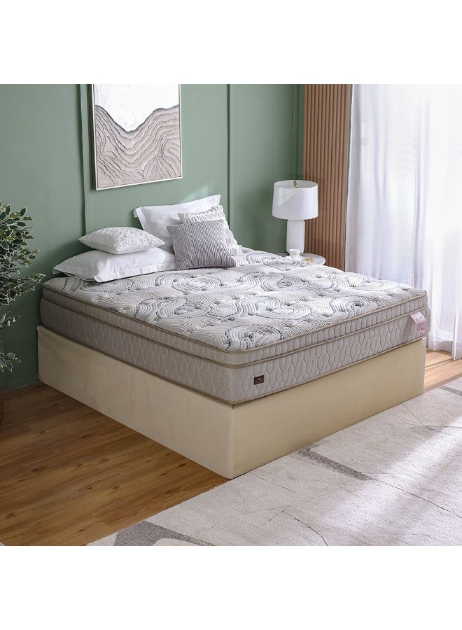 DANUBE HOME مرتبة سرير كينغ غليتر - 180x200x30 سم - فوم ميموري فيسكو ولاتكس مع نظام نوابض جيب - رمادي - ضمان 25 سنة - أثاث مريح لغرفتك - Image 5