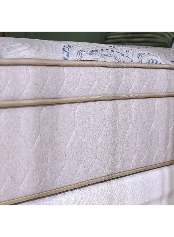 DANUBE HOME مرتبة سرير كينغ غليتر - 180x200x30 سم - فوم ميموري فيسكو ولاتكس مع نظام نوابض جيب - رمادي - ضمان 25 سنة - أثاث مريح لغرفتك - Image 4