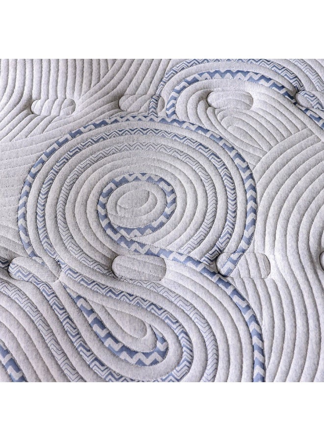 DANUBE HOME مرتبة سرير كينغ غليتر - 180x200x30 سم - فوم ميموري فيسكو ولاتكس مع نظام نوابض جيب - رمادي - ضمان 25 سنة - أثاث مريح لغرفتك - Image 2