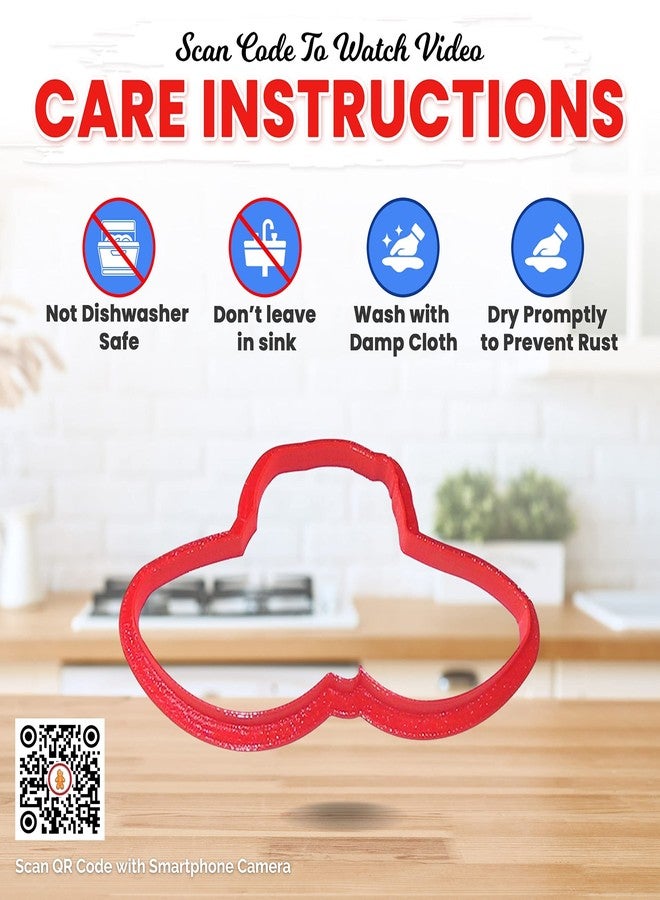 CookieCutter.com قطاعة بسكويت على شكل قبعة شمسية عريضة الحواف، 4.75 بوصة - صناعة يدوية في الولايات المتحدة الأمريكية من قبل فوس - Image 4