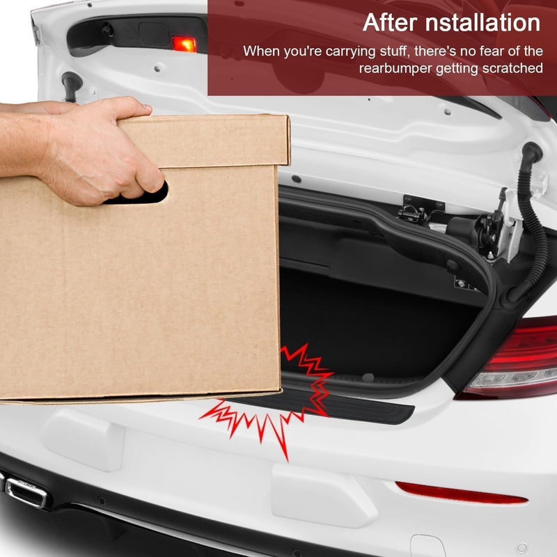 Car Rear Bumper Protection Strip for BMW Z4 E89 Roadster 2009-2019 2020 2021 2022 2023 2024 2025 2026, Rubber Scratch-Resistant Car Trunk Door Sill Edge Protector Strip Accessories - Image 5