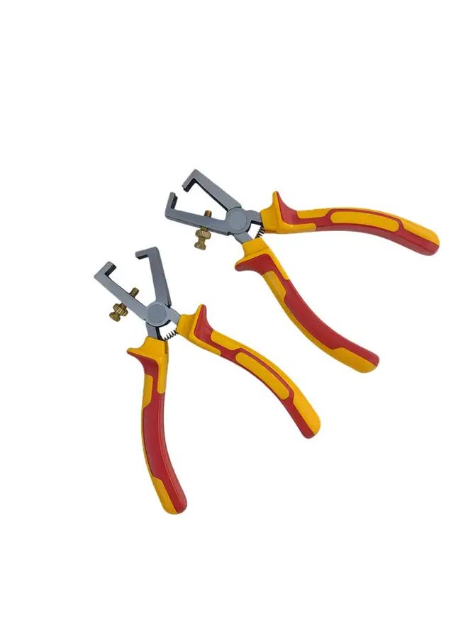Manual Wire Stripper Pliers 1pc Precision Cable Stripping Tool For Electrical Repair - Image 1