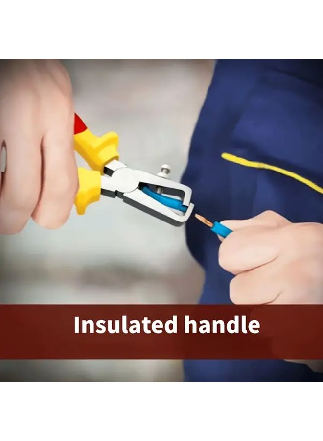 Manual Wire Stripper Pliers 1pc Precision Cable Stripping Tool For Electrical Repair - Image 4