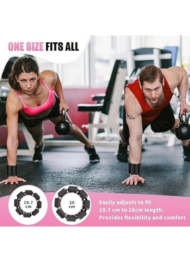 شيبشيب زوج واحد من أوزان الكاحل والمعصم للنساء والرجال، مجموعة أوزان الكاحل بوزن 0.45 كجم (0.22 كجم لكل وزن معصم) - Image 3