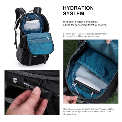 MOUNTAINTOP 40L Hiking Backpack Lightweight Travel Backpack for Men&Women Outdoor Camping Backpacking - Image 5