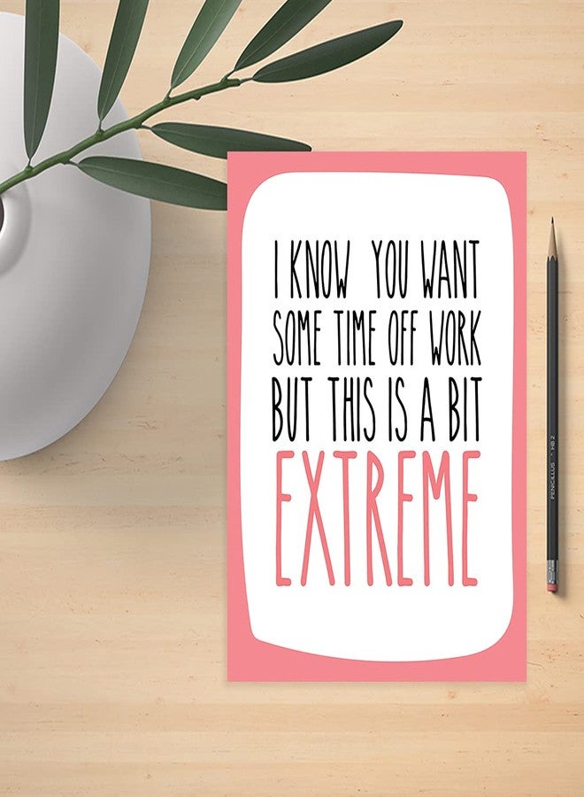 Andaz Press Funny Get Well Soon Jumbo Card 8.5 x 11 inch Blank Some Time Off Work Well Wishes Greeting Card with Envelope Humour Big Funny Good Health Feel Better Soon From All Of Us Card, 1-Pack - Image 2