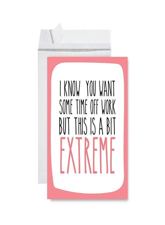 Andaz Press Funny Get Well Soon Jumbo Card 8.5 x 11 inch Blank Some Time Off Work Well Wishes Greeting Card with Envelope Humour Big Funny Good Health Feel Better Soon From All Of Us Card, 1-Pack - Image 1