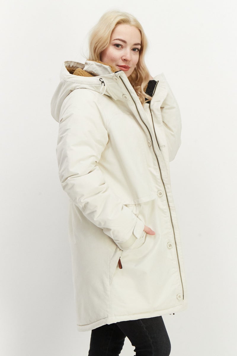 O'NEILL Women Plain Parka Jacket, Beige  - Image 4