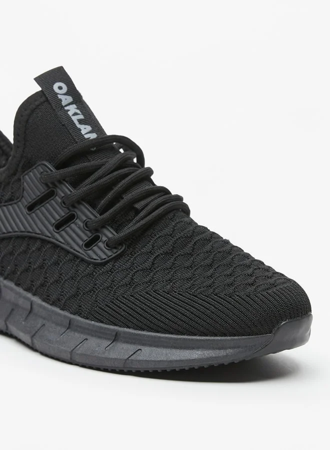 Oaklan by Shoexpress Men Textured Sports Shoes with Lace Detail