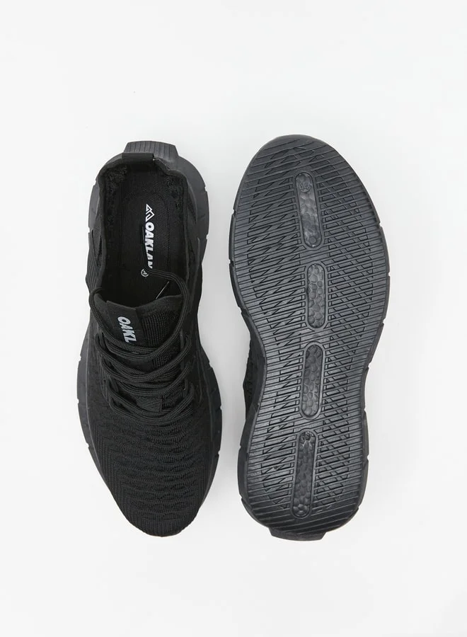 Oaklan by Shoexpress Men Textured Sports Shoes with Lace Detail