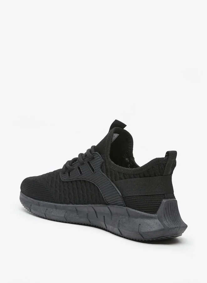 Oaklan by Shoexpress Men Textured Sports Shoes with Lace Detail