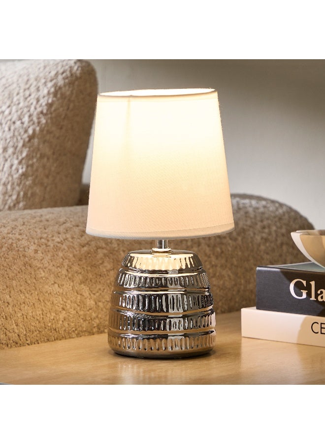 Home Box Emzie Ceramic Table Lamp with Shade - 25.5 cm - Image 2