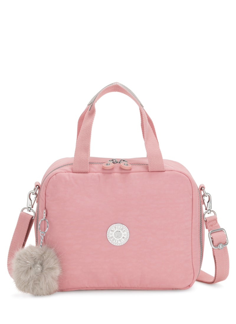 kipling Miyo kids Insulated medium lunch bag with trolley sleeve Bridal Rose  - Image 1