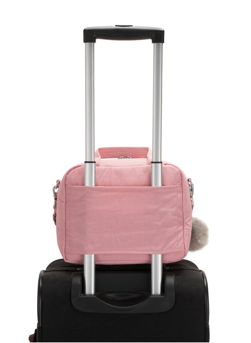 kipling Miyo kids Insulated medium lunch bag with trolley sleeve Bridal Rose  - Image 5