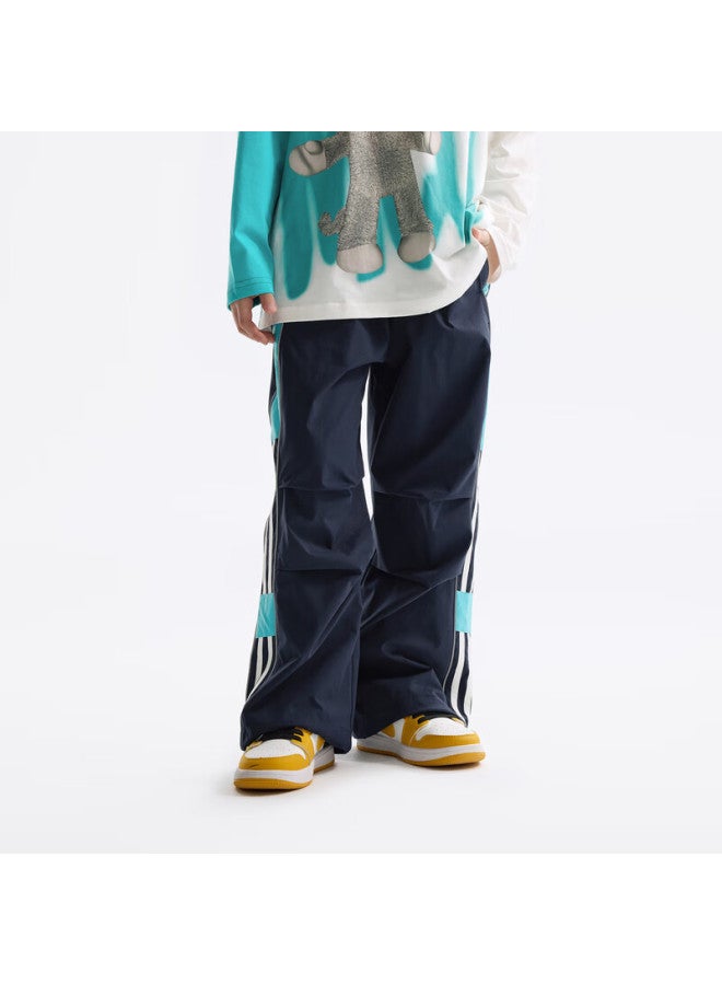 Mqd Kids Children's Pants Autumn New Boys Casual Street Style Versatile Straight Pants Navy Blue 160 - Image 3