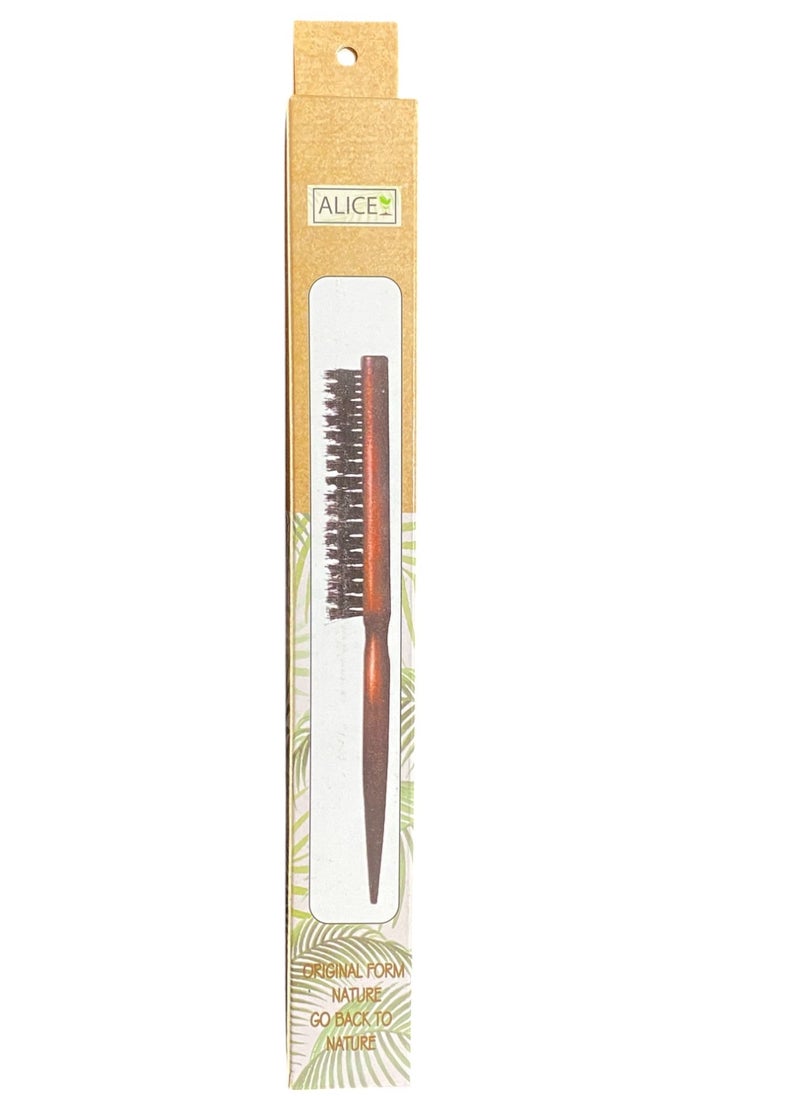 Alice Wooden Sleek Bun Brush  - Image 1