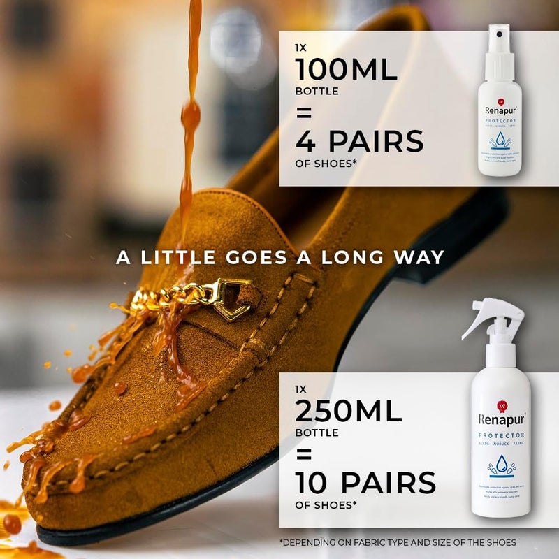 Renapur Suede, Nubuck, Fabric Waterproofing/Stain Protection — Eco-Friendly, Non-Toxic, for Shoes, Boots, Sneakers & Clothing (3.4 fl.oz) - Packaging May Vary - Image 3