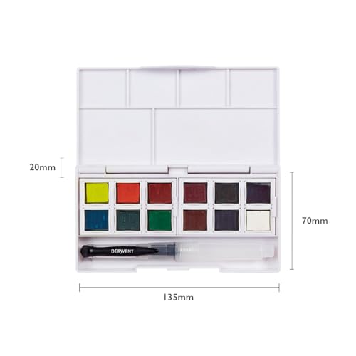 Derwent Inktense 12 Paint Pan Travel Set #2 (2306244) - Image 5
