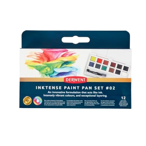 Derwent Inktense 12 Paint Pan Travel Set #2 (2306244) - Image 2