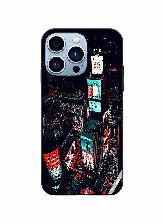 VR CREATIVE Protective Case Cover For Apple iPhone 14 Pro Times Square Design Multicolour - Image 1