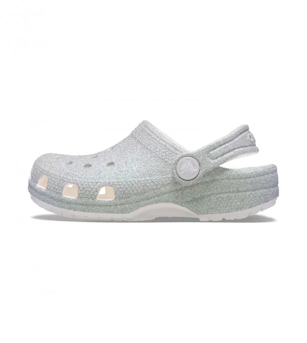 كروكس Toddlers' Classic Iridescent Glitter Clog