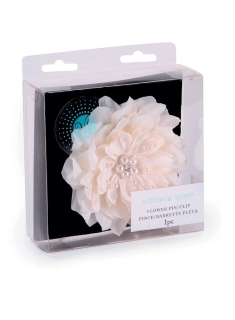 دبوس شعر زهرة العروس كريم ماما باللؤلؤ 4.75 بوصة - Image 3