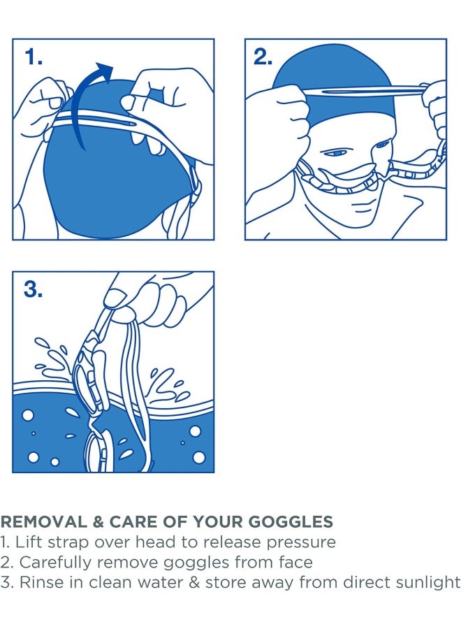 ZOGGS Unisex Kids Little Sonic Air Swimming Goggles (up to 6 years) (pack of 1) - Image 4