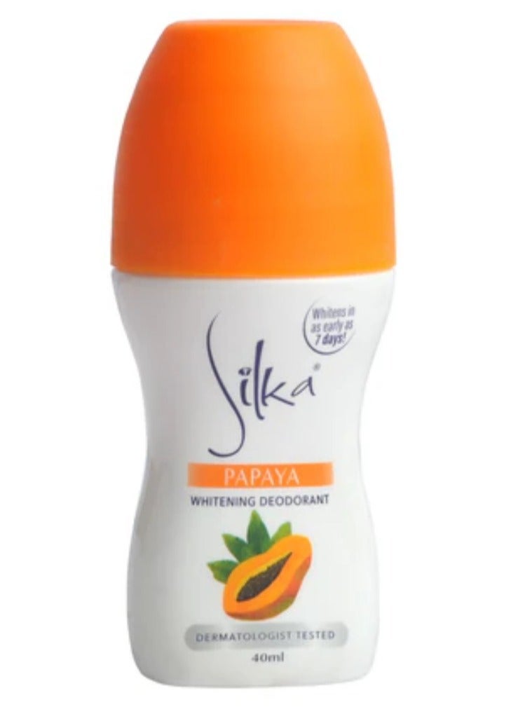 Silka Papaya Whitening Deodorant 40 ml 